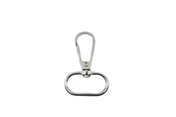 Paris Kanca Anahtarlık Ucu 10 Adet / 3 cm Gümüş- Makrome Anahtarlık-Örgü Anahtarlık