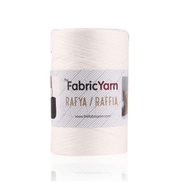 KIRIK BEYAZ RAFYA İP