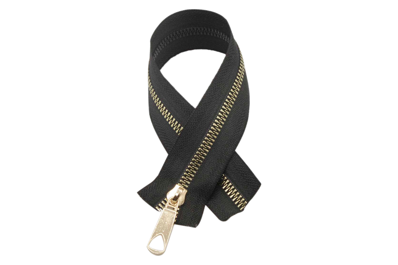 SİYAH FERMUAR ALTIN 30 CM