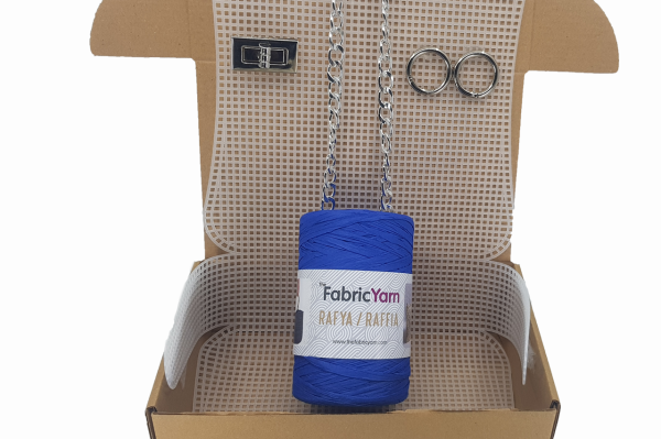 Saks Gümüş Büyük Kanvas Çanta