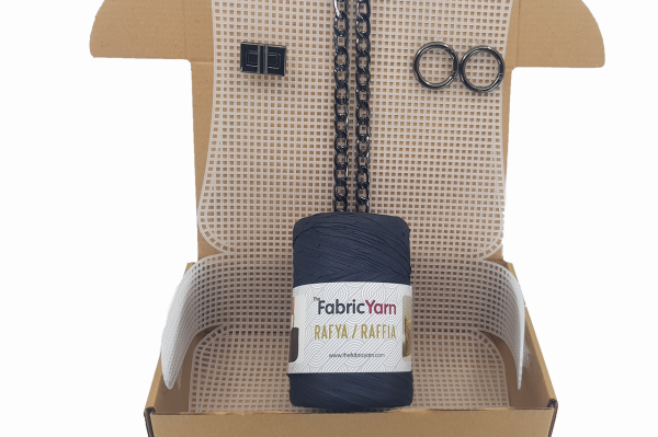 Siyah Büyük Kanvas Çanta