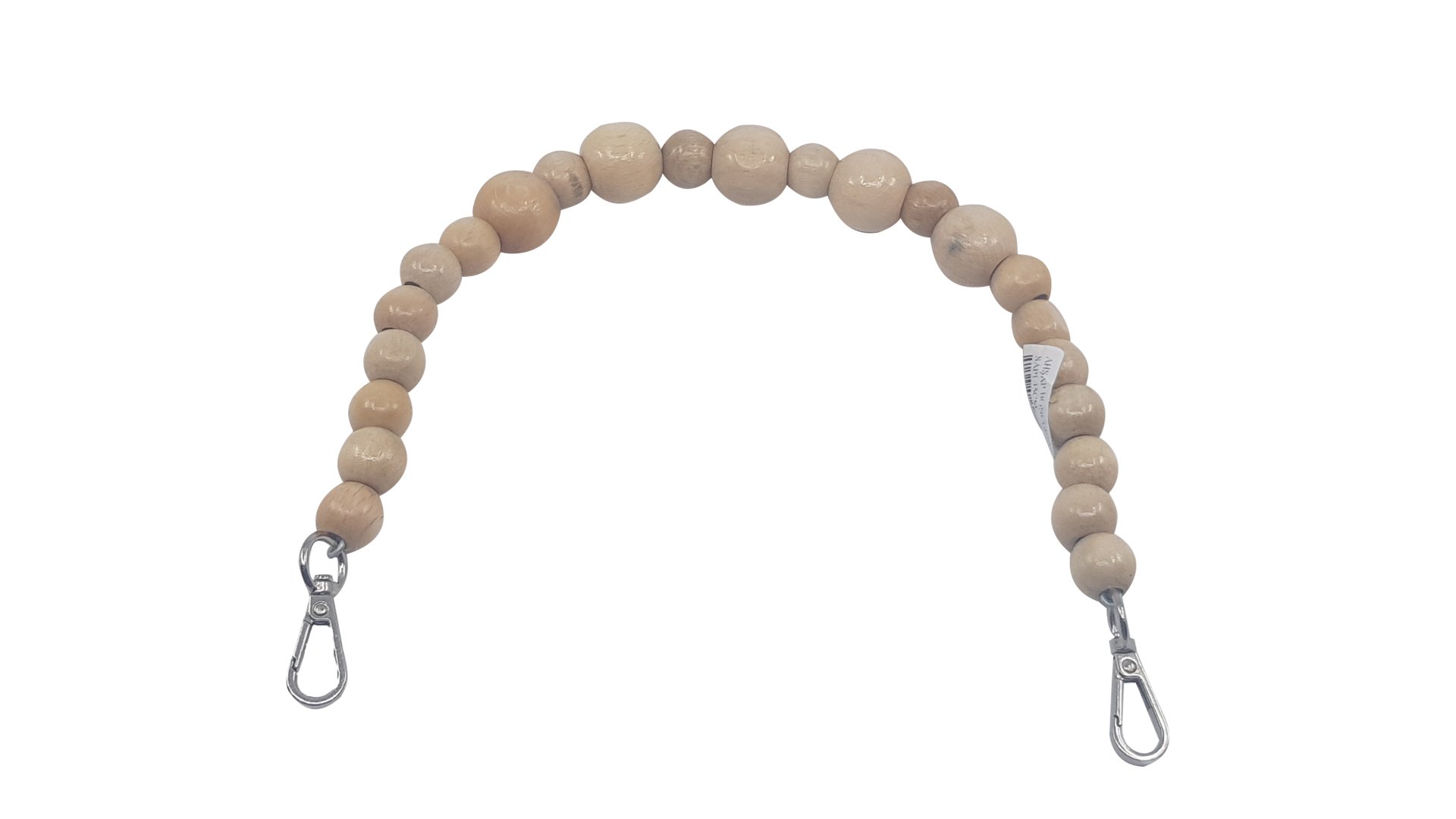 Telli Boncuklu Naturel 45 cm (Tek)