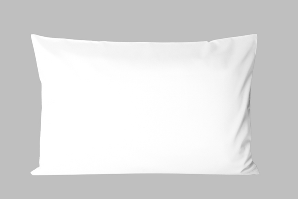 Beyaz Pamuk Saten Yastık Kılıf / 2 Adet