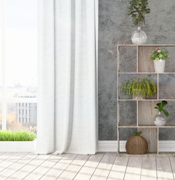 Güneşlik Perde 3x2,60 mt-Tam Boy / Beyaz