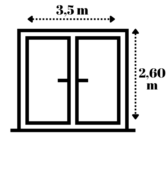 İnce Çizgili Modern Tül Perde / 3,50x2,60 metre - Tam boy / Ekru