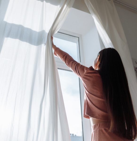 Güneşlik Perde 3.5x2 mt-Petek Üstü / Beyaz