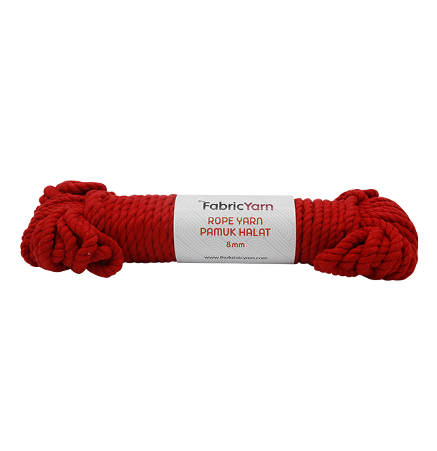 KIRMIZI ROPE HALAT İP  8mm
