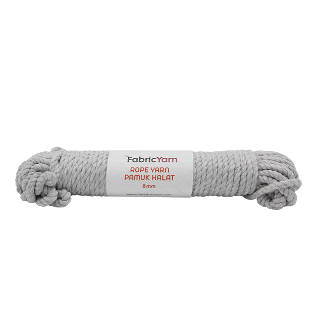 AÇIK GRİ ROPE HALAT İP  8mm
