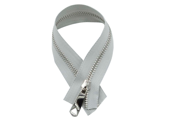 AÇIK GRİ FERMUAR GÜMÜŞ 30 CM