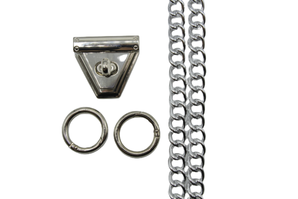 GÜMÜŞ ÇANTA SETİ 27