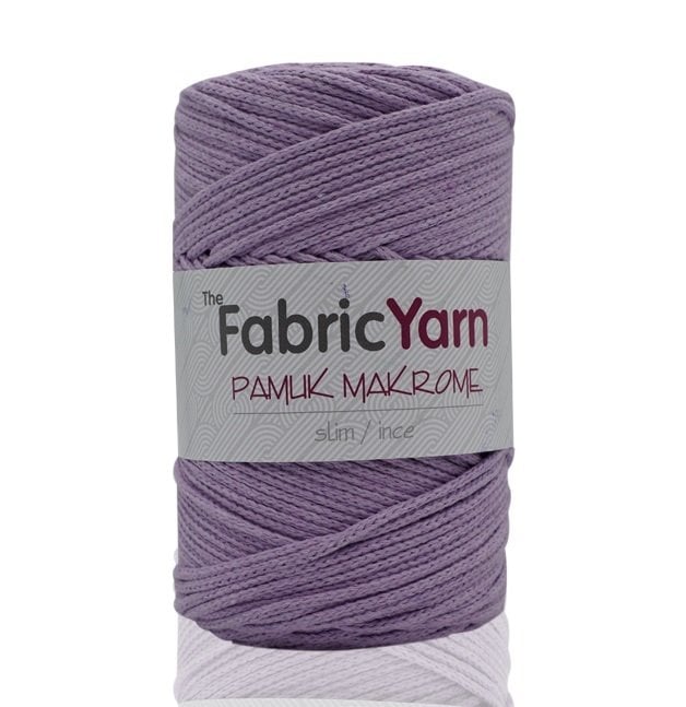 LİLA PAMUK MAKROME İNCE İP