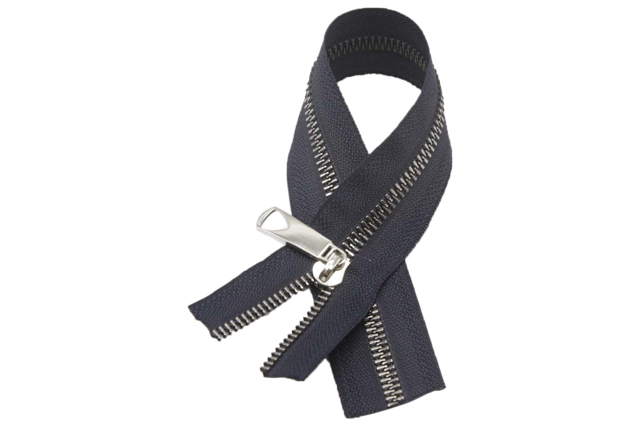 LACİVERT FERMUAR GÜMÜŞ 50 CM